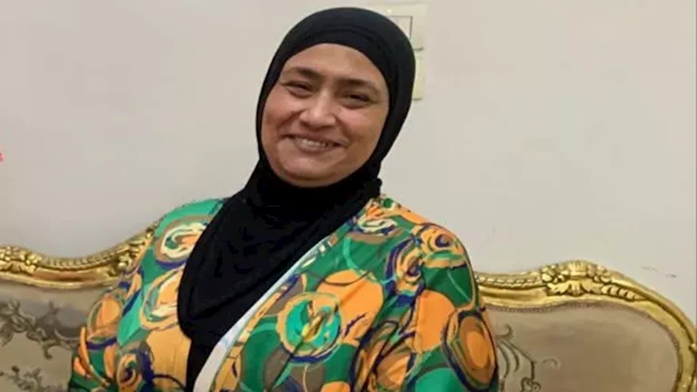 الحاجة صفاء مغاوري تخطف الأنظار في منتدى مصر بحضور الرئيس السيسي